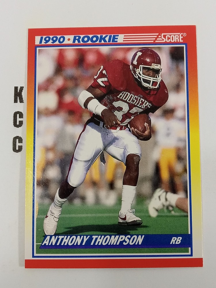 1990 Score Football NFL #618 Anthony Thompson Rookie