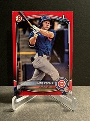 2025 Bowman Draft Kane Kepley 1st Bowman Paper Red /5 BD-200 Cubs SSP