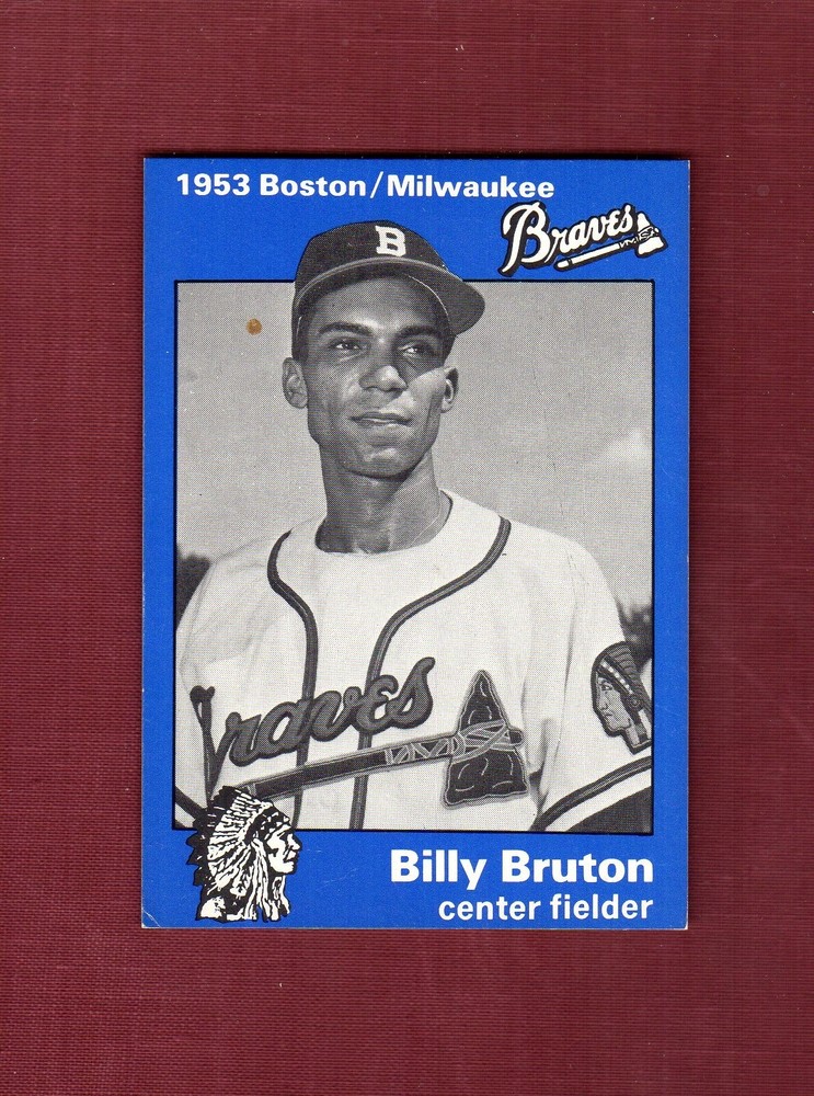 #38 BILLY BRUTON ~ 1953 Boston/Milwaukee Braves