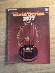 1977 World Series Official Program NY Yankees v LA Dodgers MLB Vintage