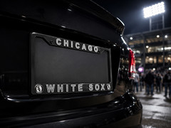 Chicago White Sox License Plate Frame Cover – Black – EliteAuto3K