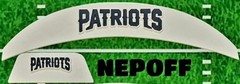 New England Patriots 3D Front & Back SpeedFlex Bumpers