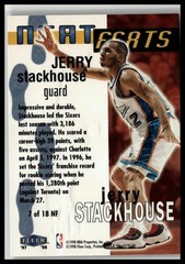 1997-98 Ultra #7 NF Jerry Stackhouse Neat Feats
