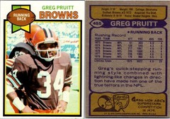 1979 Topps GREG PRUITT #455 EX