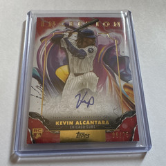Topps Inception 2025 Kevin Alcántara Cubs RC Auto RESA-KA Rookie/Emerging 09/75
