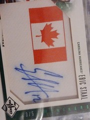 2012-13 Panini Limited Monikers Patch Signatures Eric Staal #M-ES #3/5 (AU) RARE