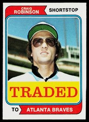 1974 Topps SET-BREAK #23T Craig Robinson EX or Better, (HUCK&rsquo;S)