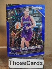 2025 Panini Prizm WNBA Blue Velocity Prizm #65 Ticha Penicheiro