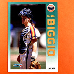 Craig Biggio 1992 Fleer Card #426 MLB Houston Astros
