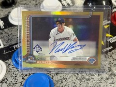 2025 Topps Pro Debut Nick Kurtz Gold Foil Autograph Rookie Card #PD-1 Gold Foil
