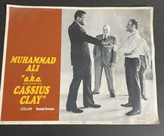 1970 Muhammad Ali a.k.a Cassius Clay Movie Boxing Lobby Card #5 Number 70/340