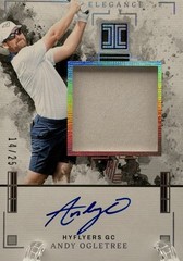 Andy Ogletree #/25 2025 Panini Impeccable Elegance Jumbo Relic Auto #JMA-AO LIV