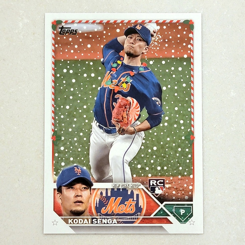 2023 Topps Holiday SSP KODAI SENGA RC ROOKIE Super Short Print Code 515 Mets