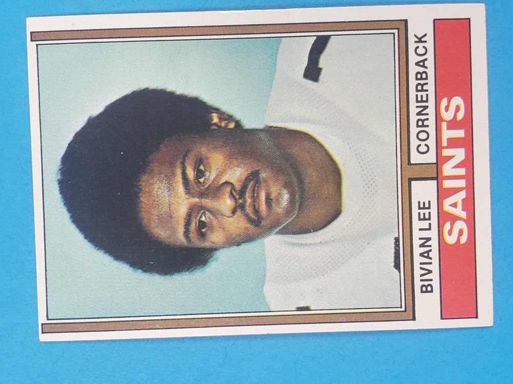 1974 TOPPS FOOTBALL #229 BIVIAN LEE HIGH GRADE EXCELLENT EX EX-MT