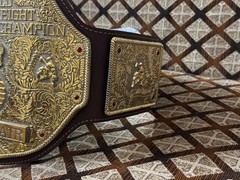 BIG GOLD World Heavyweight Championship Replica Dual Plated Tittle Belt 5mm…
