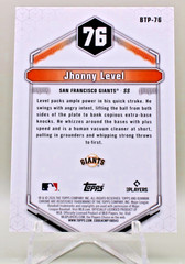 2026 Bowman Chrome Scouts Top 100 Prospects – Jhonny Level #BTP-76 Giants