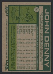 1977 Topps #541 John Denny Cardinals
