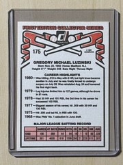 1981 Donruss Greg Luzinski #175 Philadelphia Phillies