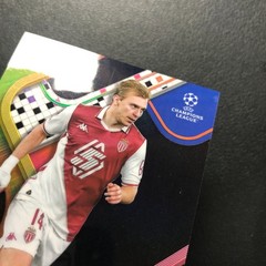 2024-25 Topps Finest UEFA Mika Biereth RC Black Refractor /10 Monaco