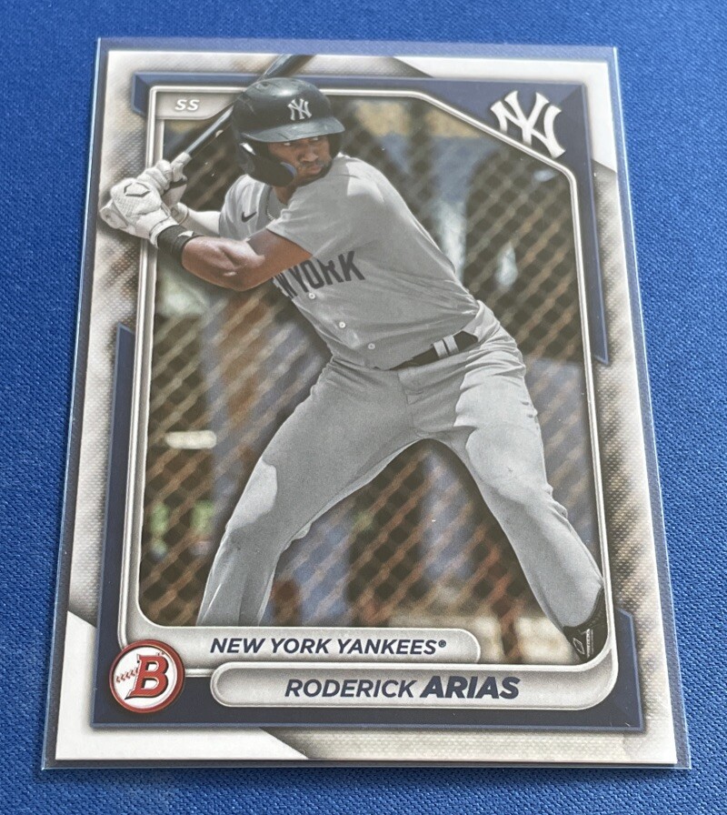 2024 Bowman Prospects #BP-100 Roderick Arias New York Yankees