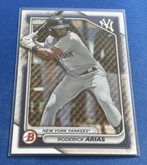 2024 Bowman Prospects #BP-100 Roderick Arias New York Yankees