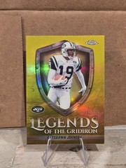 2025 Topps Chrome NFL Keyshawn Johnson Legends Of The Gridiron Yellow Refractor