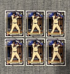 2024 Bowman Draft Paper Braylon Payne Milwaukee Brewers #BD-72 6 Card Lot