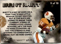 1996 Skybox Premium Thunder Errict Rhett Tampa Bay Buccaneers #9