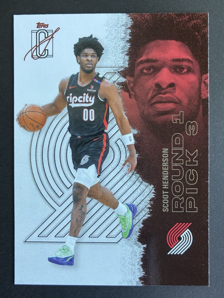 Scoot Henderson 2025-26 Topps Signature Class #75 Portland Trail Blazers