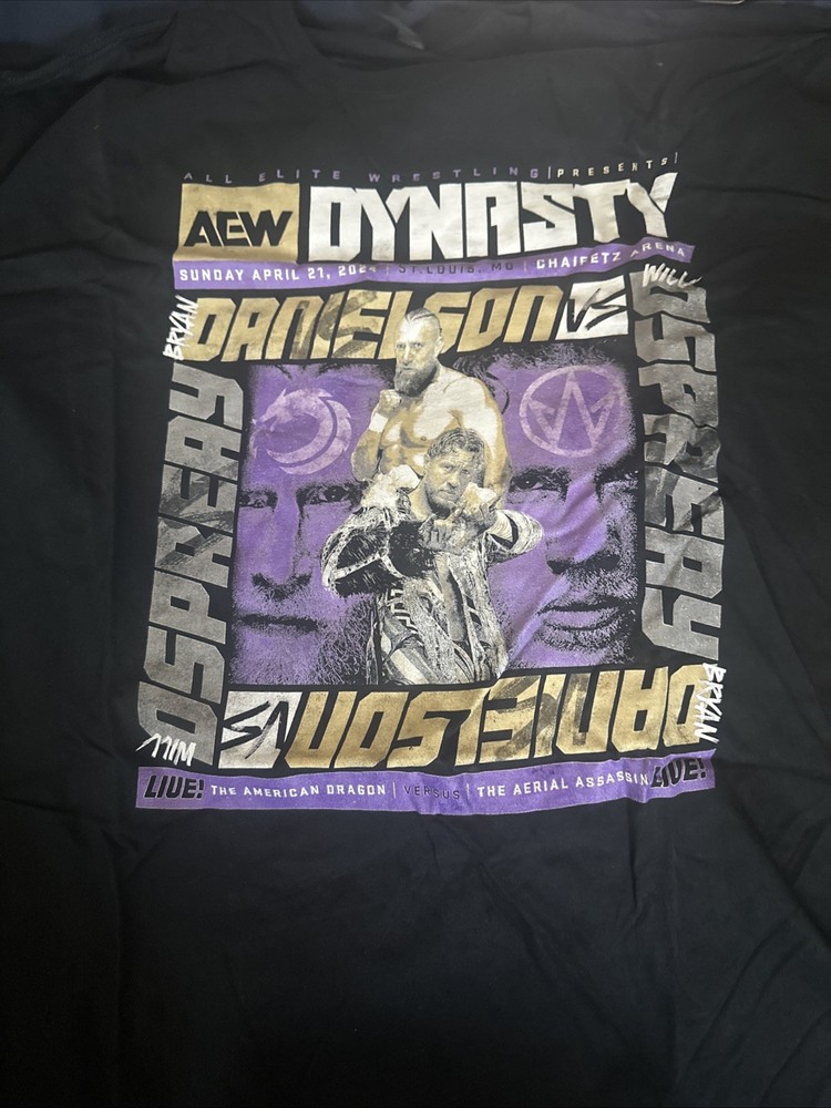 AEW OFFICIAL BRYAN DANIELSON Vs WILL OSPREAY BRAND NEW 3xl I Was There Shirt
