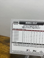 Topps 2026 Series Two #552 Merrill Kelly Arizona Diamondbacks