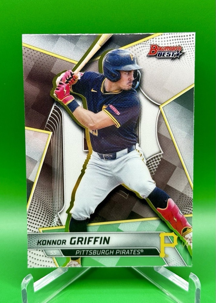 2025 Bowman&rsquo;s Best Top Prospects Konnor Griffin #TP-27 Pittsburgh Pirates Rookie