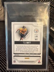 2017 Panini Certified Cuts – Rookies T.J. Watt #182 Gold 5/10 (RC)