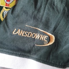 Lansdowne Ireland Rugby Shirt Size Large Mens Green Shamrock Jersey Cotton
