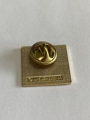 Vintage Lake Placid Olympics Team USA Enamel Pin Budweiser Sponsor