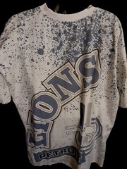 Detroit Lions Men&rsquo;s Mitchell Ness Shirt XLT,2XLB,3XLB,4XLB,4XLT 5XLB 5XLT or 6X