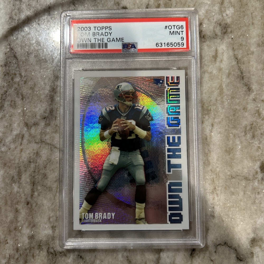 TOM BRADY 2003 TOPPS OWN THE GAME FOIL PSA 9 MINT