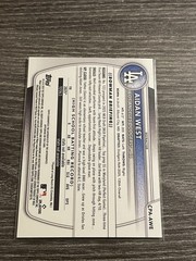 2025 Bowman Draft Aidan West Chrome Auto Refractor 1st Prospect #/499 Dodgers