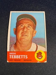 1963 TOPPS BASEBALL #48 BIRDIE TEBBETTS!! $1 SHIPPING!!