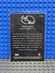 2025 Topps Series 1 – Hank Aaron – Call to the Hall #CTH-4 Braves – NM!