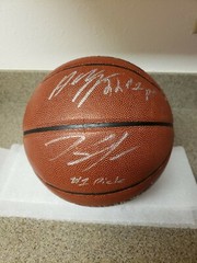 🔥KARL ANTHONY TOWNS🔥ANDREW🤑🤑WIGGINS🤑SIGNED🏀BALL🌟JSA🌟HOLOGRAM🌟
