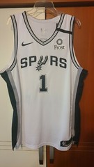 Lonnie Walker IV 2019-20 Spurs Social Justice Authentic Jersey 52+2 Lakers