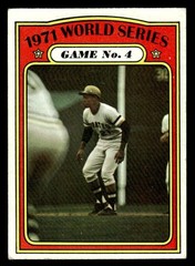 1972 Topps Baseball #226 World Series Game 4 VG/EX *e1