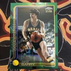 2026 Topps Chrome Update BB Rick Barry /99 Green Refractor