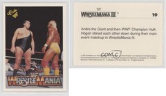 1990 Classic WWF History of Wrestlemania Andre the Giant Hulk Hogan III ( ) sq1