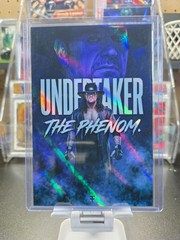 Custom Jumbo 4×6 Rainbow Foil Fan Art Wrestling Card By Case Hit Customs