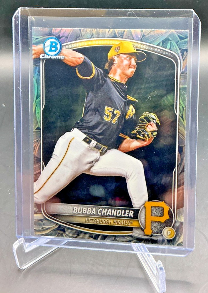 2025 Bowman Chrome BUBBA CHANDLER Sunflower Seed Refractor #BCP-171 Pirates
