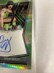 2026 Topps Chrome WWE Tatum Paxley Autograph 68/99 Green Refractor NXT