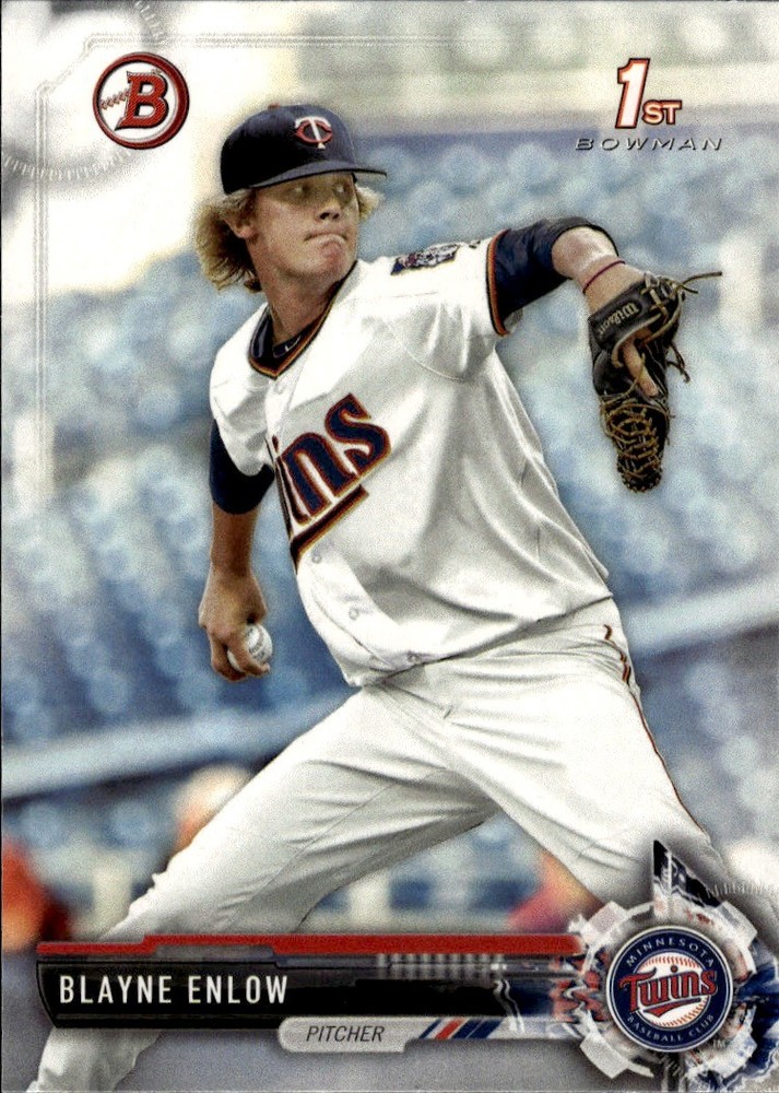 2017 Bowman Draft #BD-63 Blayne Enlow Minnesota Twins