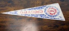 Chicago Cubs MLB Vintage Felt Pennant Logo Sports Memorabilia 30 inches